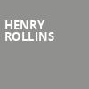 Henry Rollins, Broadway Theatre, Saskatoon